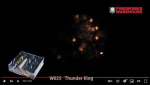 Thunder King fireworks video screenshot
