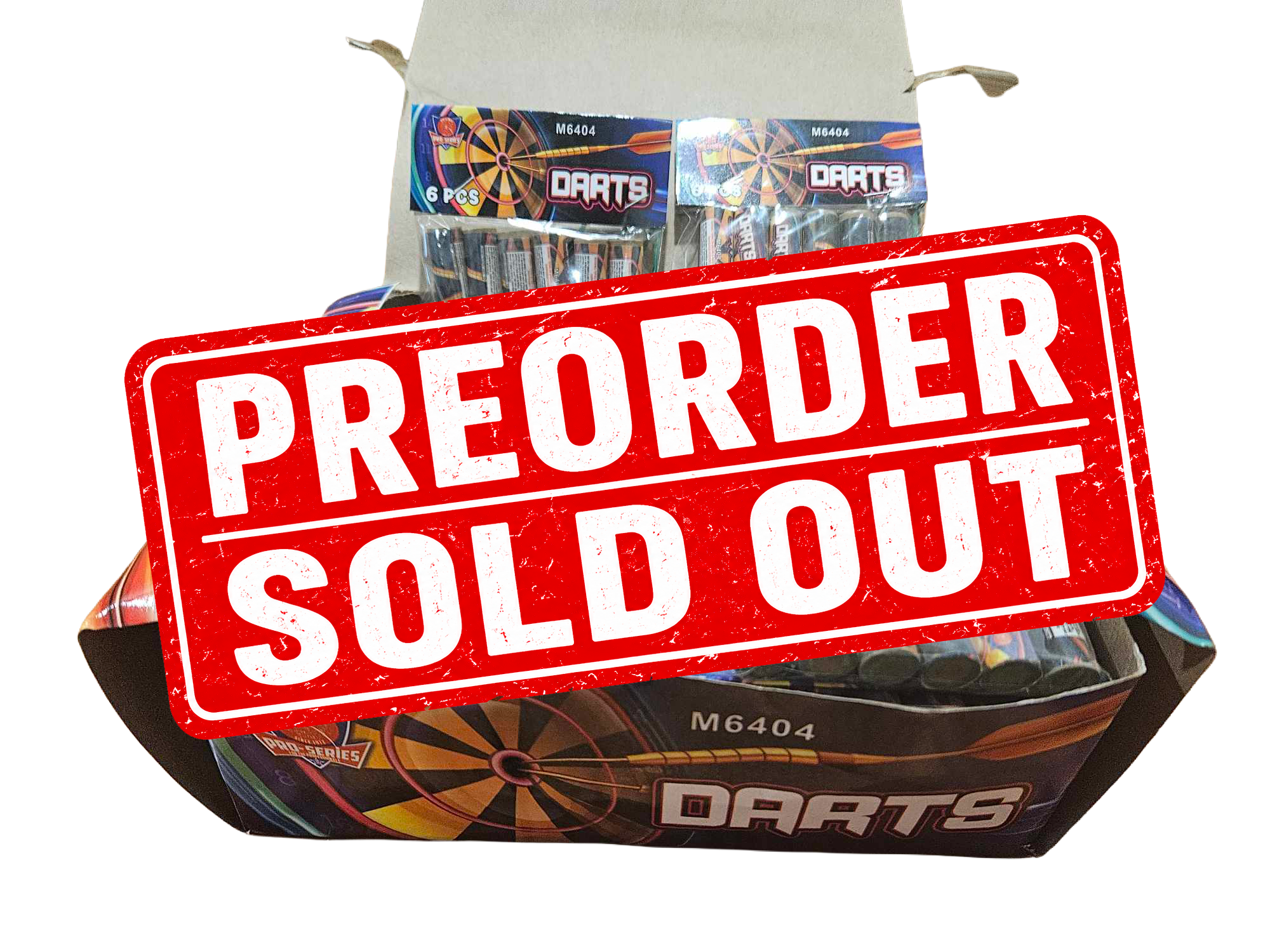 (SOLD OUT FOR 2026) DARTS WITH WHISTLE - (Inner of 40 x Packs of 6) - BUY ONE GET ONE FREE!